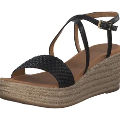 Unisa Kusi, Plateau-Sandaletten, Damen, schwarz