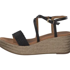 Unisa Kusi, Plateau-Sandaletten, Damen, schwarz