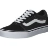 Vans Ward VN0A3IUN, Sneakers Low, Damen, Schwarz (Black/White)