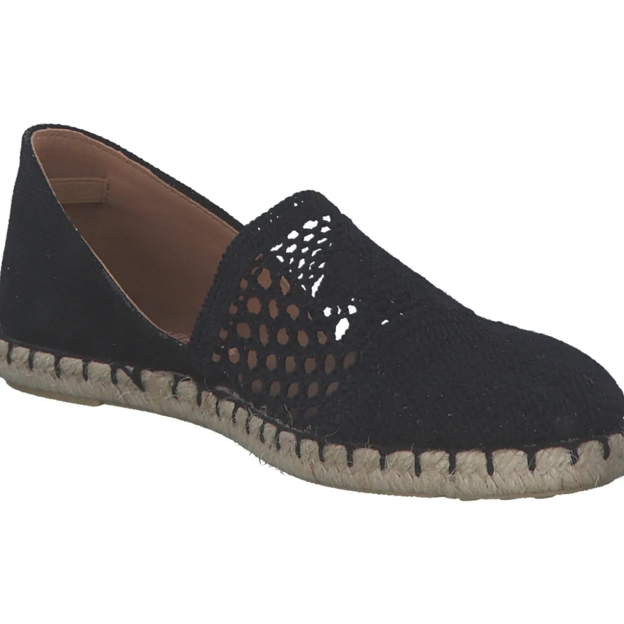 Verbenas Carmen Crochet 030058, Slipper, Damen, negro/negro