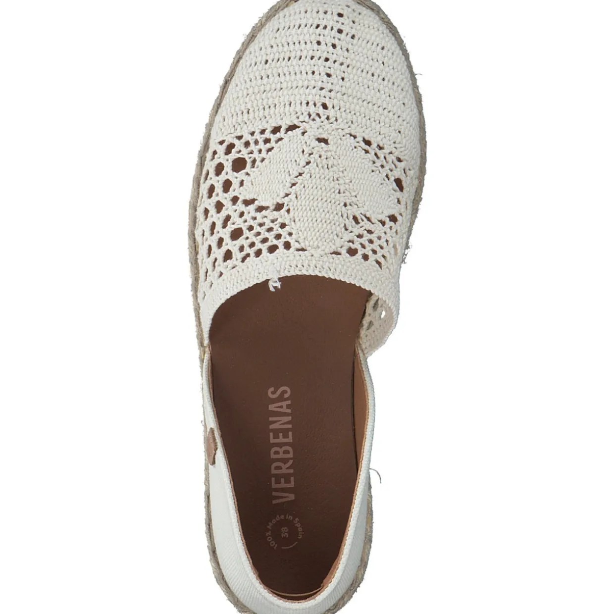 Verbenas Carmen Crochet 030058, Slipper, Damen, crudo/crudo