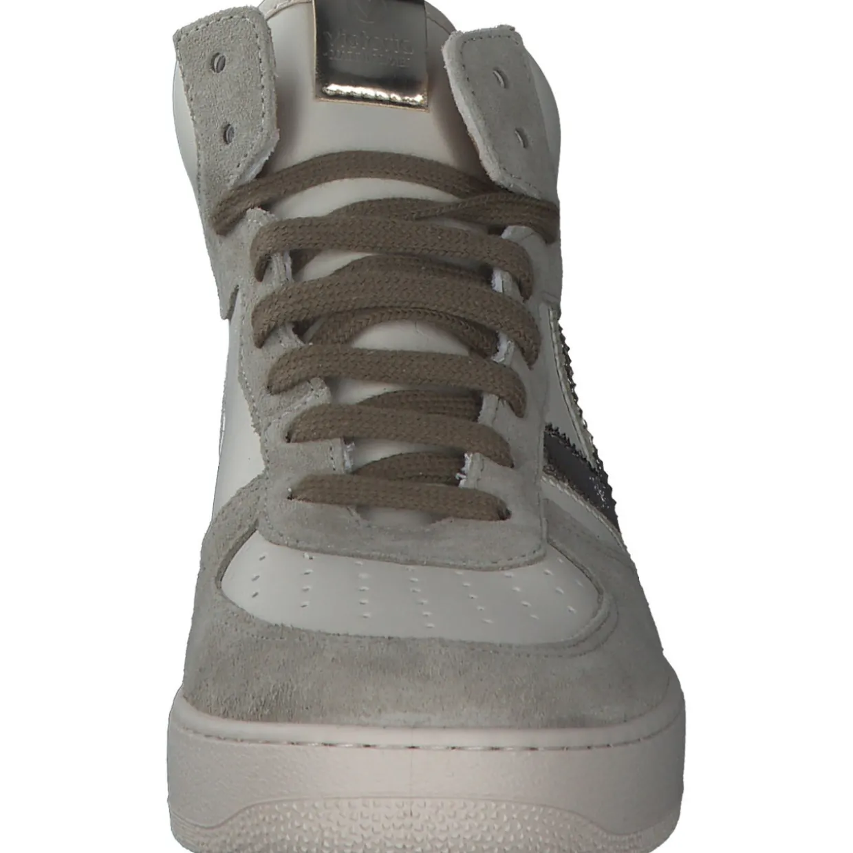 Viktoria 1258223, Sneakers High, Damen, khaki/white