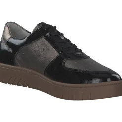 Waldläufer 754004-203/370 Yuna H, Schnürschuhe, Damen, schwarz bronze