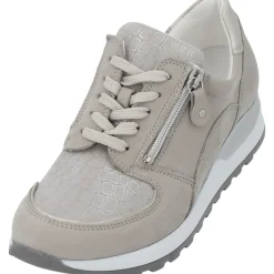 Waldläufer Hiroko Soft H64007, Sneakers Low, Damen, STEIN SILBER STEIN