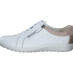 Waldläufer Ira 634002, Schnürschuhe, Damen, WEISS SKIN ROSÈGOLD