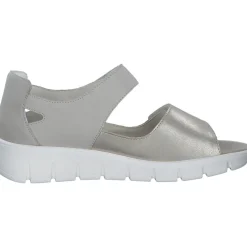 Waldläufer K-Adea 658801, Sandalen, Damen, SILBER CEMENT