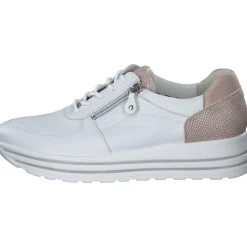 Waldläufer Lana 758009, Schnürschuhe, Damen, Weiß/Rose