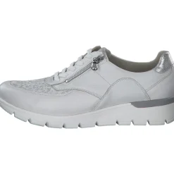 Waldläufer Ramona 626K02, Schnürschuhe, Damen, WEISS WEISS SILBER