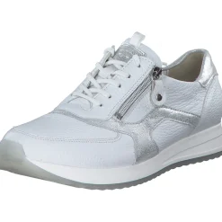 Waldläufer Vicky 752002, Schnürschuhe, Damen, WEISS SILBER