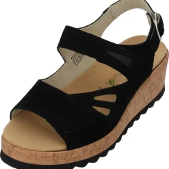 Waldläufer Wiebke 925001, Sandaletten, Damen, black